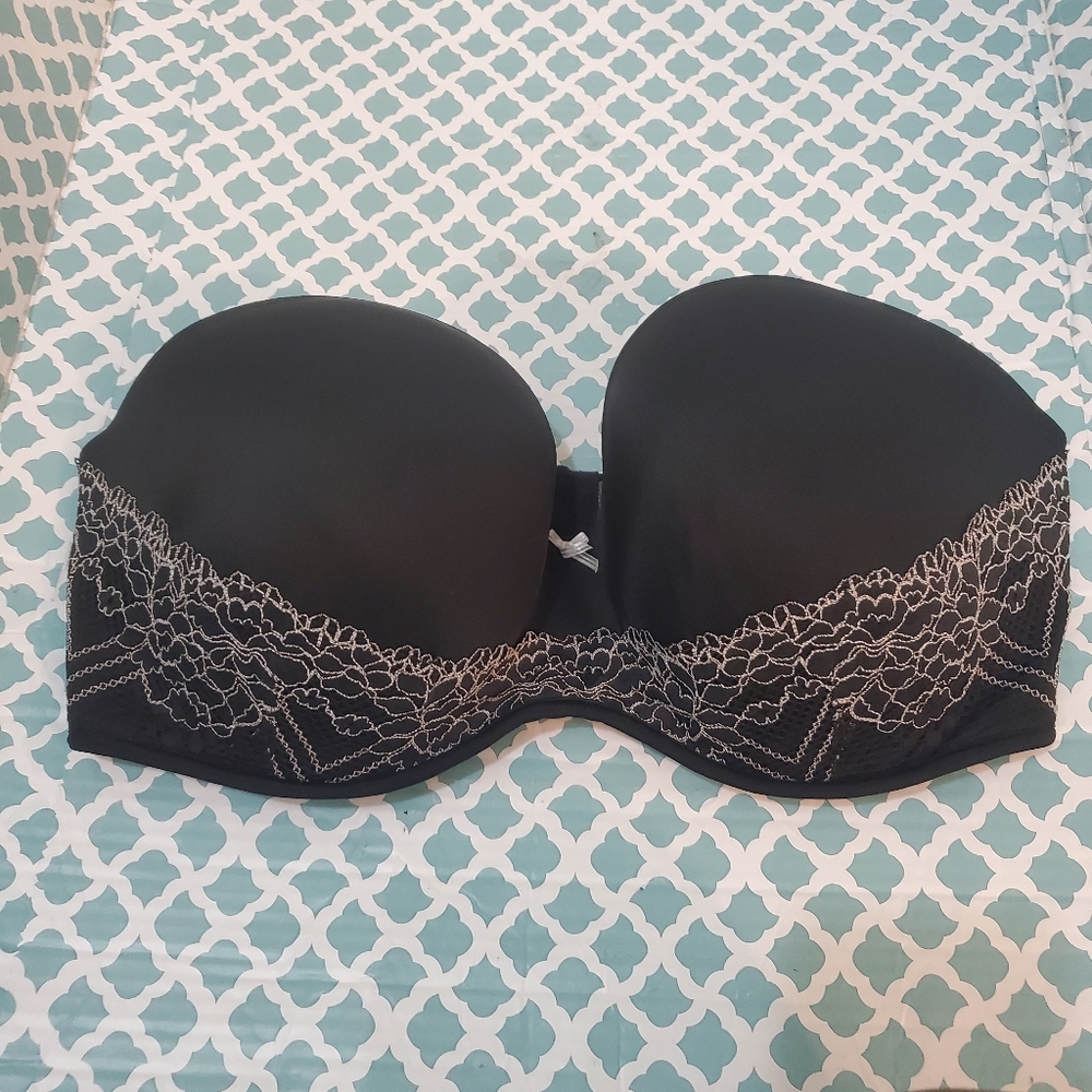 Lane Bryant Cacique Multi-Way Boost Strapless Bra w/Lace